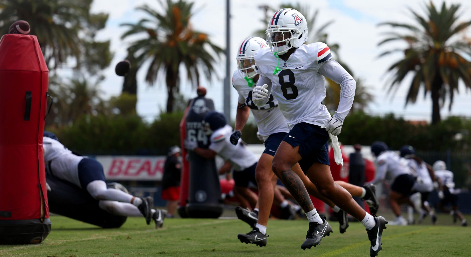 Arizona fall football practice